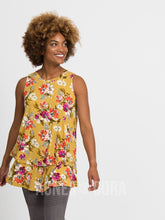 Load image into Gallery viewer, Agnes &amp; Dora™ S|M Tiered Tunic Organic Girl - GOLD