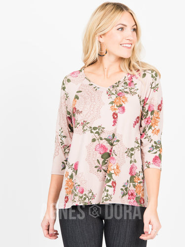 Agnes & Dora™ XS|S|M|Love Top Crepe Floral