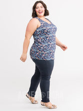 Load image into Gallery viewer, Agnes &amp; Dora™ XS Essential Tank V-Neck Art Night