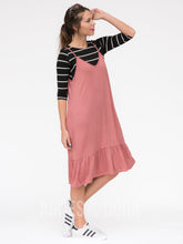 Load image into Gallery viewer, Agnes &amp; Dora™ 2XL|3XL| Slip Dress Vintage Clay
