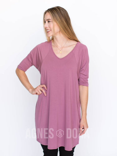 Agnes & Dora™ XXS Love Tunic Dark Mauve