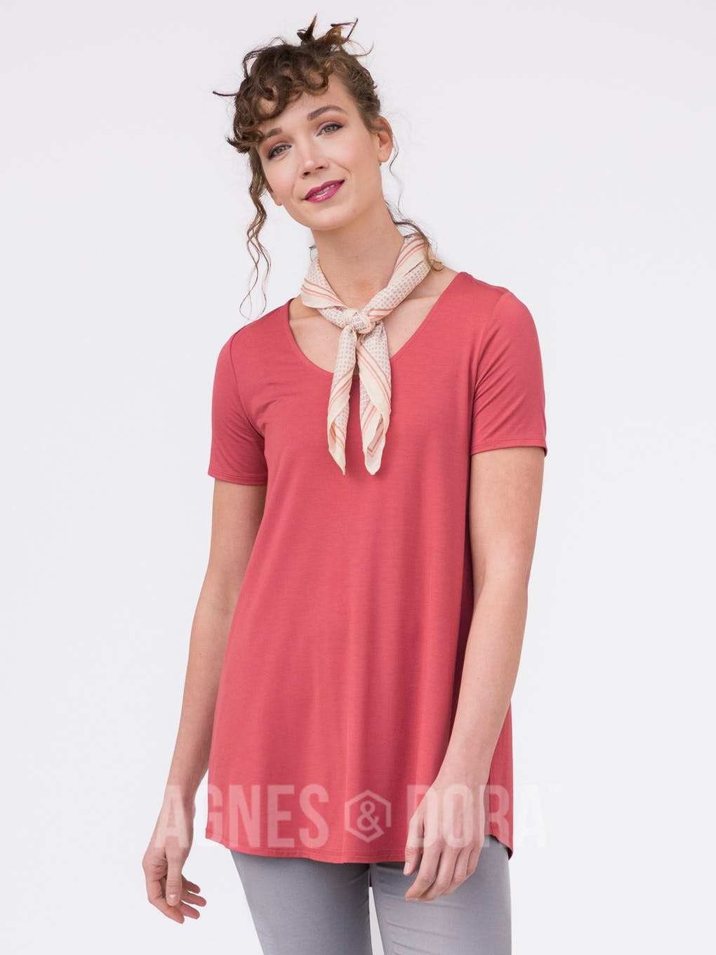 Agnes & Dora™ SMALL Everyday Tee Ginger Modal