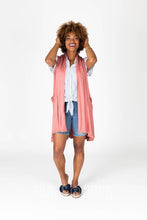 Load image into Gallery viewer, Agnes &amp; Dora™ XS|2XL|Cascade Vest Modal Peach Dark