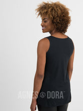 Load image into Gallery viewer, Agnes &amp; Dora Small Essential Tank Sequin Black