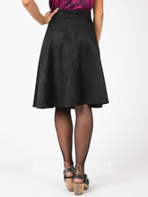 Load image into Gallery viewer, Agnes &amp; Dora™ |L|XL| Faux Suede Skirt Black