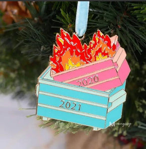 2021 Dumpster Fire Ornament