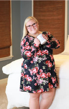 Load image into Gallery viewer, Navy Floral Lounge Dress