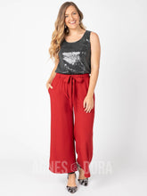 Load image into Gallery viewer, Agnes &amp; Dora Small Essential Tank Sequin Black