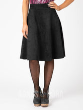 Load image into Gallery viewer, Agnes &amp; Dora™ |L|XL| Faux Suede Skirt Black