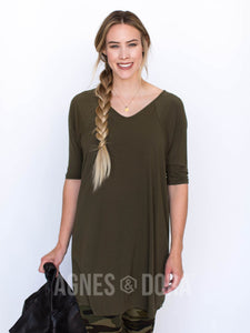 Agnes & Dora™ XXS|XS| Love Tunic Olive