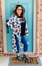 Load image into Gallery viewer, Ava Leopard Long Cardigan